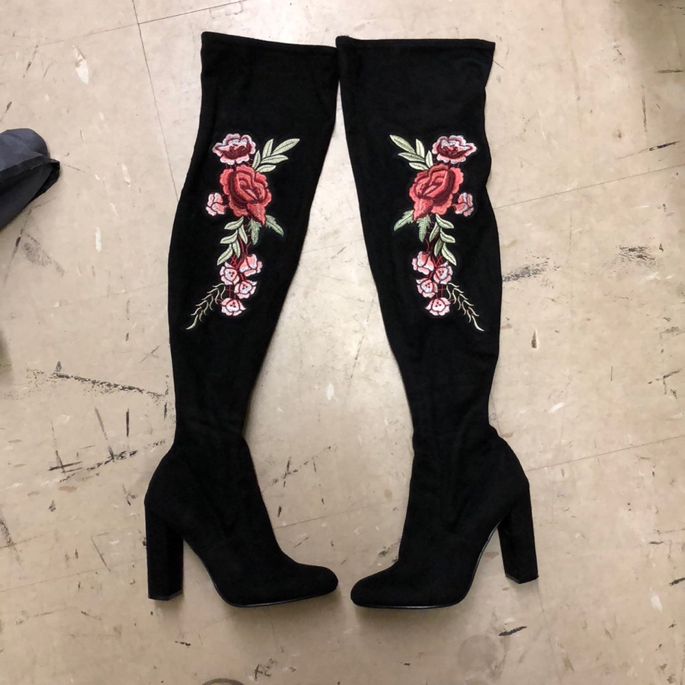 Over the knee thigh high boots